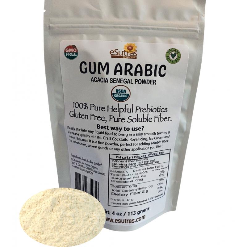 Gum Arabic, Acacia Gum Powder, Organic