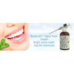 Pulling Oil Organic Herbal Mouthwash Teeth Whitener