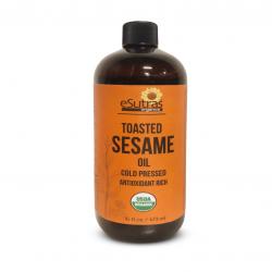 Organic Toasted Sesame Oil Rich Nutty taste