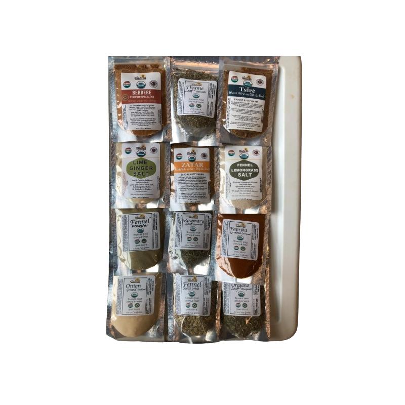 12 pack BBQ & GRILLING Gourmet Seasonings & Flavoring Salts