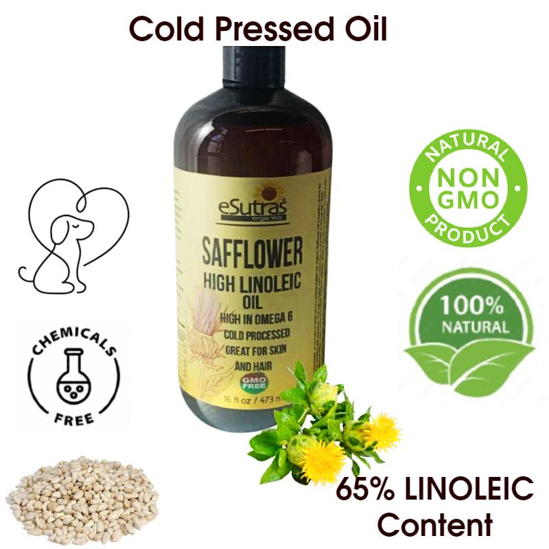 High Linoleic Safflower Oil, Cold Pressed