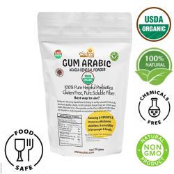 Gum Arabic, Acacia Gum Powder, Organic