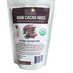 Cacao Nibs, Raw, Organic