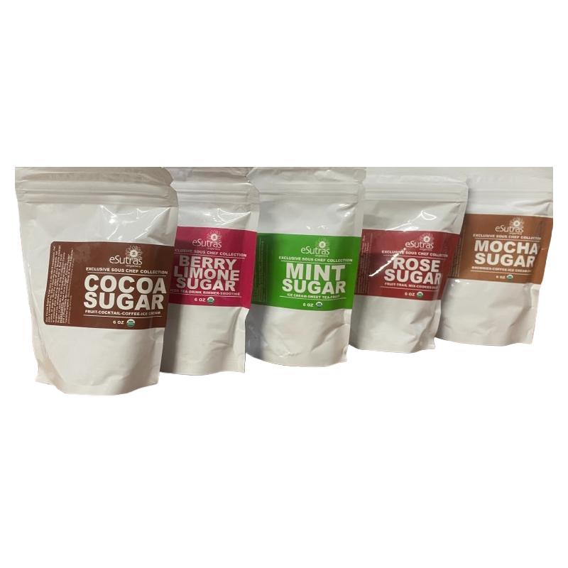 Gourmet Sugars Gift Set of 5 (6 oz  each)