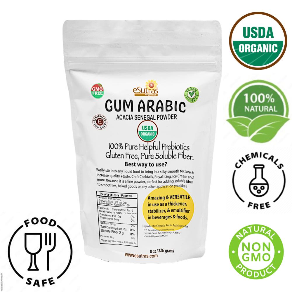 Acacia Gum , Gum Arabic Powder | eSutras Organics